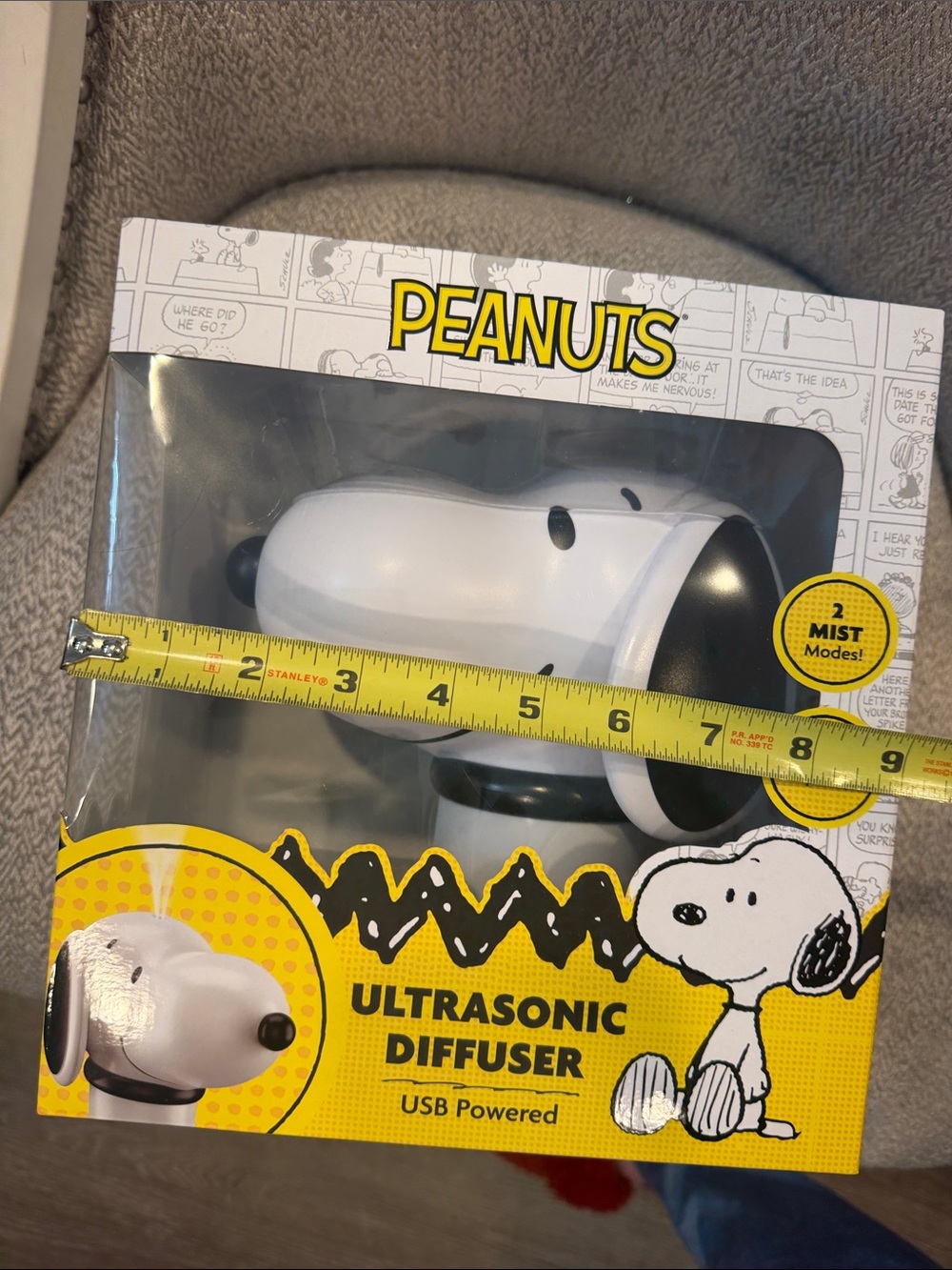 Peanuts Snoopy Ultrasonic Diffuser - White & Black. New in Box! - Picture 9 of 10